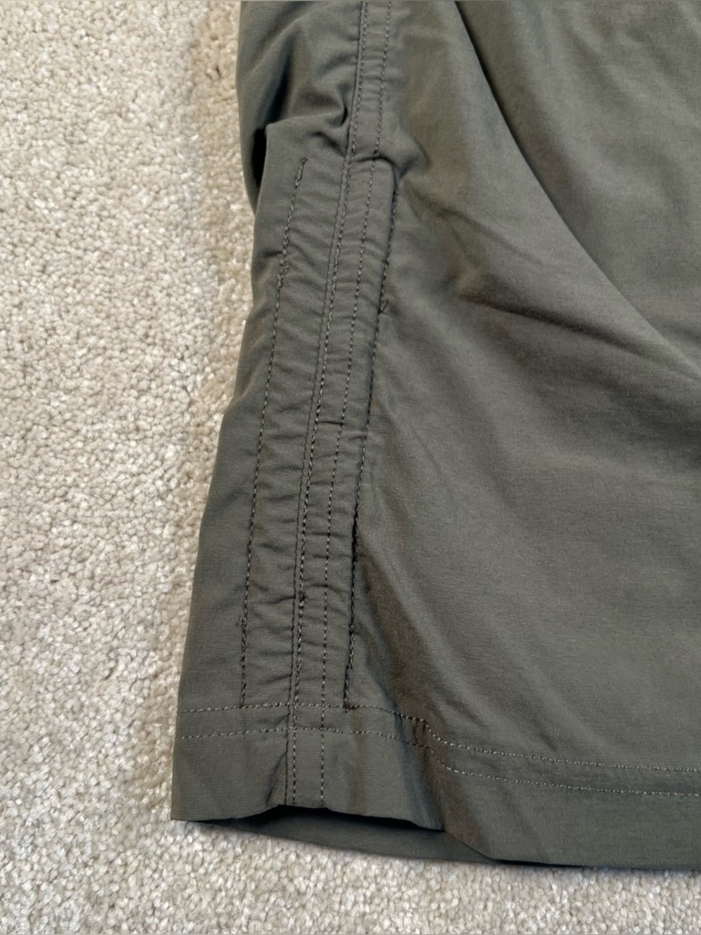 PrAna Green Skirt Athletic Pull On Shorts Pockets Athleisure Summer Women's Lg - Picture 5 of 12